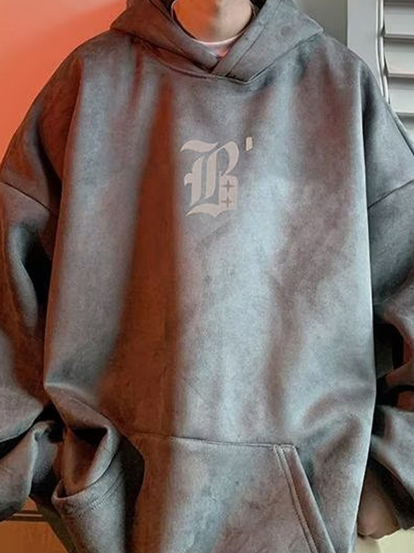 Men's Print Oversized Hoodie-2